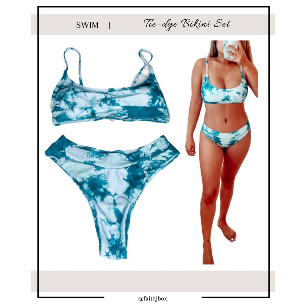 Tie-dye Bikini Set